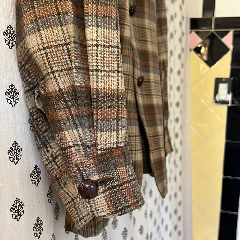 VTG Pendleton Plaid Wool Blazer/Sportcoat Size Medium - Picture 6 of 13